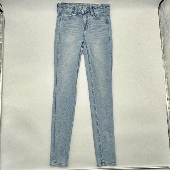 American Eagle Outfitters Denim - American Eagle Next Level Stretch Hi-Rise Jegging Women's Size 4 Long Blue Jeans